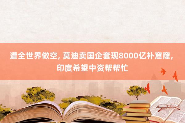 遭全世界做空, 莫迪卖国企套现8000亿补窟窿, 印度希望中资帮帮忙
